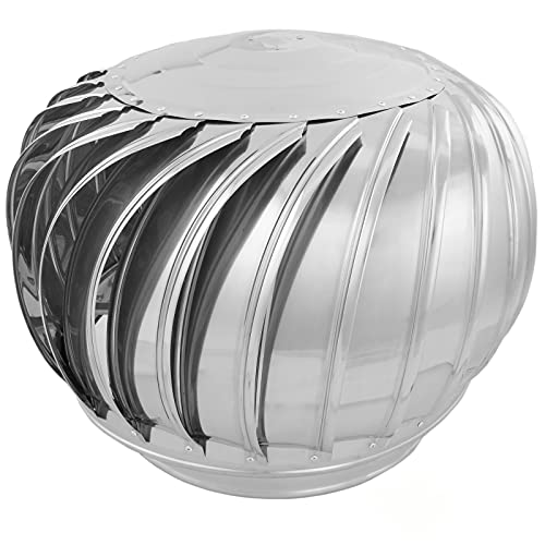 PrimeMatik - Sombrero Extractor de Humos galvanizado Giratorio para Tubo de 360 mm de diámetro