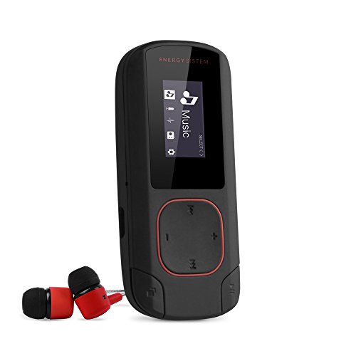 Energy MP3 Clip Bluetooth Coral - Reproductor MP3 (8 GB, Clip, Radio FM y microSD), coral