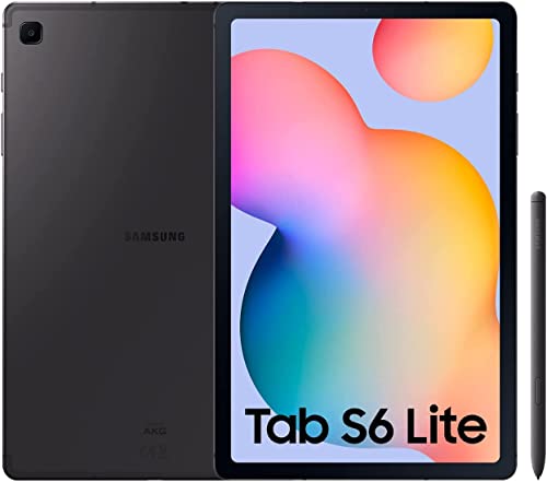 Samsung Galaxy Tab S6 Lite - Tablet de 10.4” (Procesador Qualcomm Snapdragon 720G, 4 GB RAM, 64GB Almacenamiento, Wifi, Android 12) Gris - Versión española