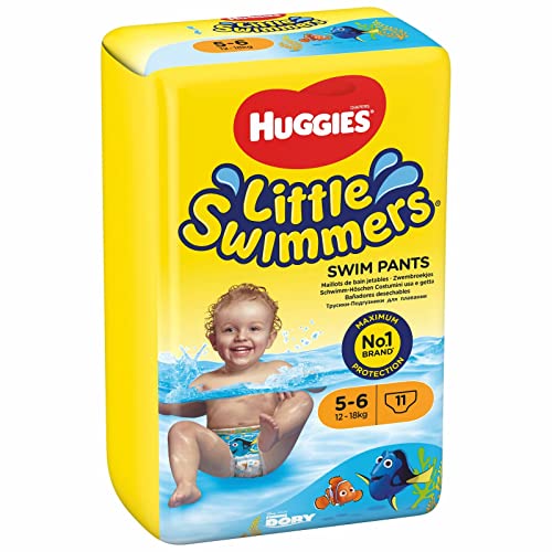 Huggies Pañales Little Swimmers para Nadar, Talla 5/6, 1 Paquete de 11