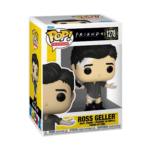 Funko Pop! TV: Friends - Ross Geller with Leather Pants - Figura de Vinilo Coleccionable - Idea de Regalo- Mercancia Oficial - Juguetes para Niños y Adultos - TV Fans