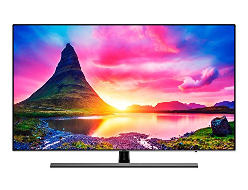 Samsung TV NU8075 Smart TV de 55' 4K HDR 10+ (Pantalla Slim, Quad-Core,4 HDMI, 2 USB),Color Negro(Slate Black + Carbon Silver), Clase de eficiencia energética A
