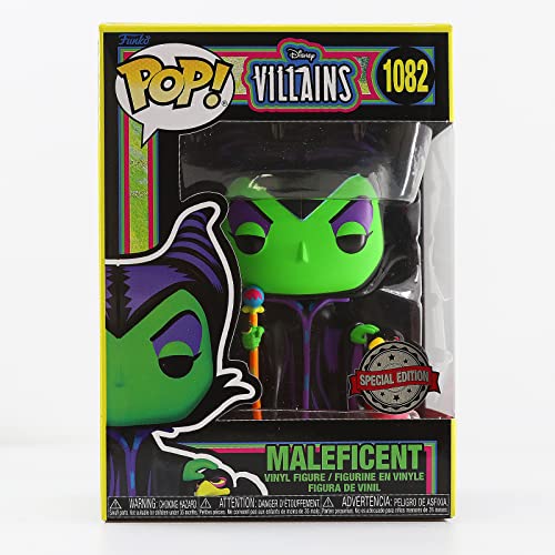 Disney Villains Pop! - Figura de vinilo maléfica (luz negra)
