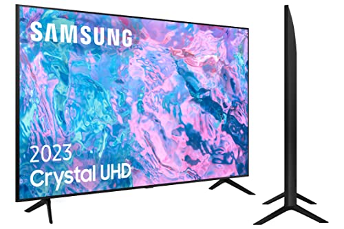 SAMSUNG TV Crystal UHD 2023 43CU7105 - Smart TV de 43', Procesador Crystal UHD, Gaming Hub, Q-Symphony, Diseño AirSlim y Contrast Enhancer con HDR10+