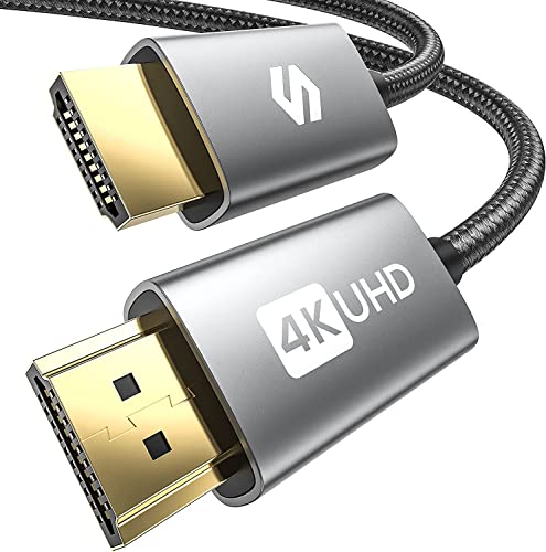 Silkland Cable HDMI 4K 50cm, 4K@60Hz, ARC, HDR, 3D, Ethernet, Cable HDMI de Ultra Alta Velocidad, Compatible con TV, BLU-Ray, PS4/5, Xbox, proyector, Barra de Sonido, Cielo, PC, portátil
