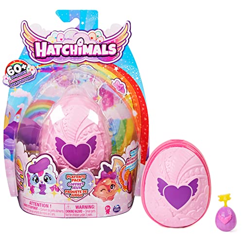 Hatchimals CollEGGtibles, Paquete de Fecha de Juego con Huevo, 4 Personajes y 2 Accesorios (el Estilo Puede Variar), Juguetes para niños a Partir de 5 años