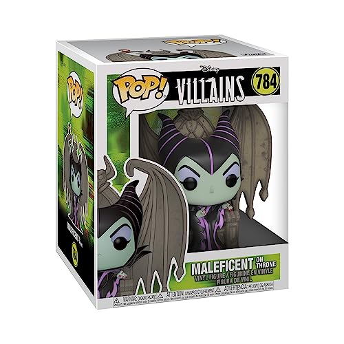 Funko Pop! Deluxe: Villains-Maleficent Onthrone - Disney Villains - Figura de Vinilo Coleccionable - Idea de Regalo- Mercancia Oficial - Juguetes para Niños y Adultos - Movies Fans