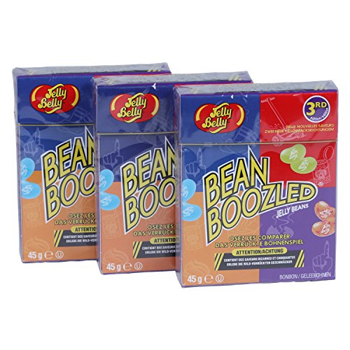3 cajas con tapa abatible Jelly Belly Bean Boozled