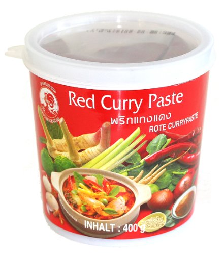 Pasta al curry rojo, 400 g (Import Thailande)