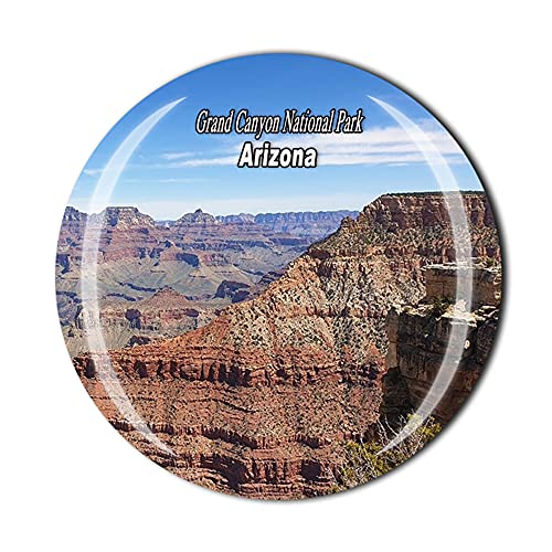 Imán para nevera con diseño de Parque Nacional del Gran Cañón Arizona Estados Unidos América Cristal Tourist Souvenir Colección de regalos para refrigeradores