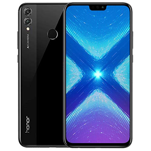 HONOR 8X Smartphone (Pantalla de 16,5 cm (6,5 Pulgadas), 64 GB de Memoria Interna, Android 8.1), Color Negro, 51092XWS