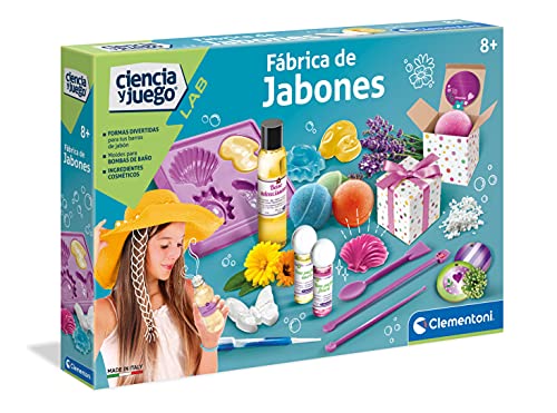 Clementoni - Fábrica de Jabones - juego científico cosmética a partir de 8 años, juguete en español (55205)