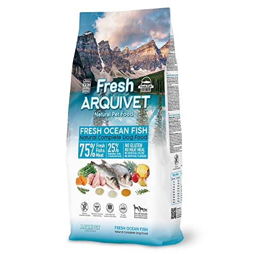 Arquivet Fresh Ocean Fish - 10 Kg - Alimento Completo para Perros - Pescado y Carne Frescos