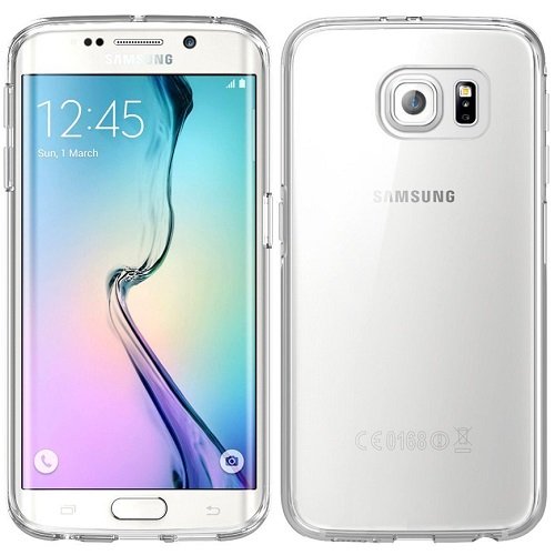 COPHONE® Funda para Samsung Galaxy S6 EDGE Funda Silicona Transparente de Silicona Antideslizante. Transparente Carcasa Galaxy S6 EDGE Fino y Discreto. Alta protecció