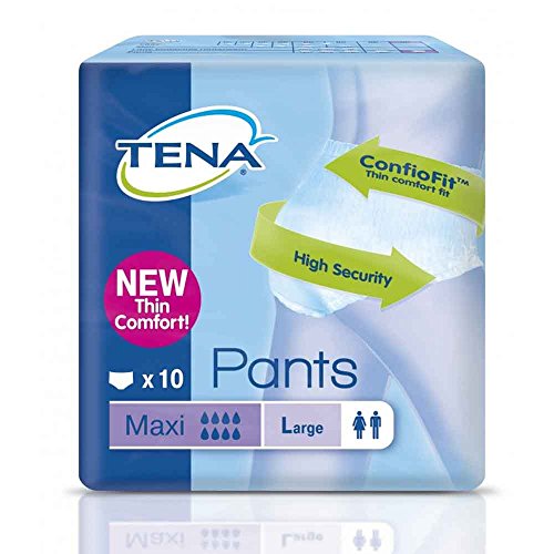 NRS Healthcare TENA Pants Maxi con ConfioFit, Pack de 10