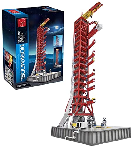 Apollo Launch Pad Building Blocks for Lego 21309 NASA Apollo Saturn V 3586 Piece Apollo Launch Ramp Compatible with Lego