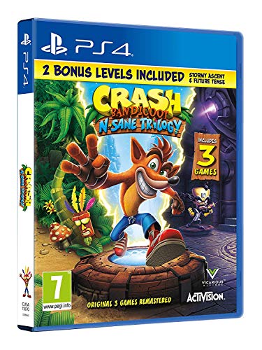 Crash Bandicoot N.Sane Trilogy + 2 Livelli Bonus - PlayStation 4 [Importación italiana]