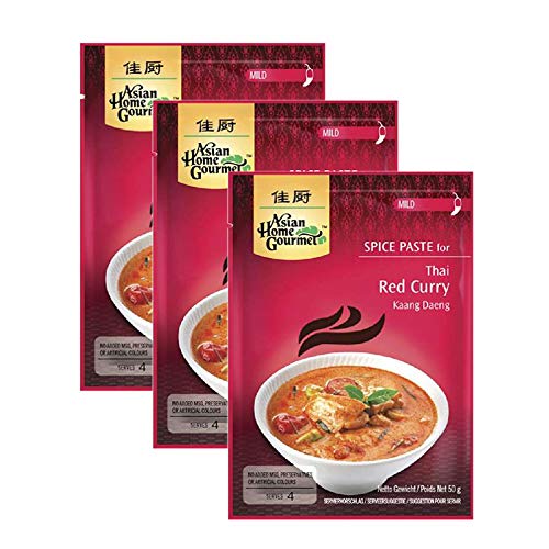 Curry rojo en pasta - 50g x 3 unidades