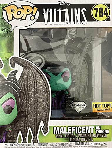 Funko Pop Disney Villians Maleficent # 784-Diamante de Edición Especial Figura Coleccionable, Multicolor, Talla estándar Unisex Adulto