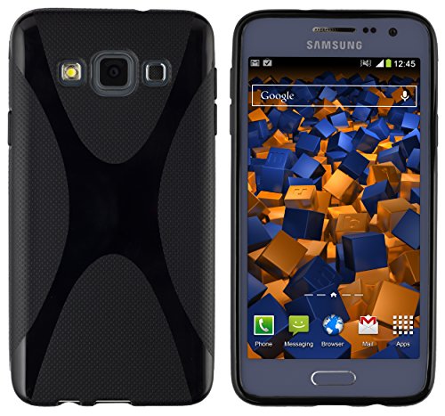 mumbi Samsung-Galaxy-A3-X-TPU-Hülle-Case - Funda para móvil Samsung Galaxy A3, negro