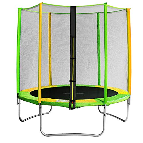 Cama Elastica Infantil Exterior, trampolín para niños (con Red de Seguridad,B, Φ150cm)