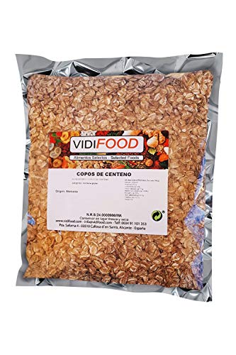 Copos de Centeno Cereales de Salvado Nutritivo Natural - 1 kg