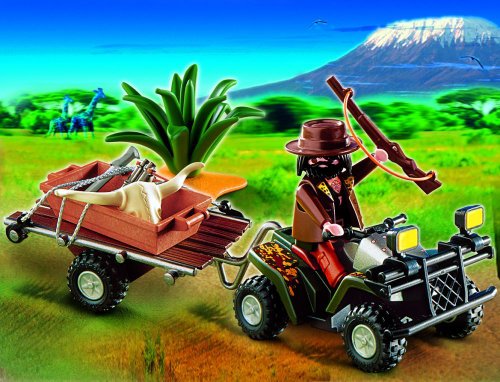 Playmobil - Selva Cazador Quad Y Remolque (4834)