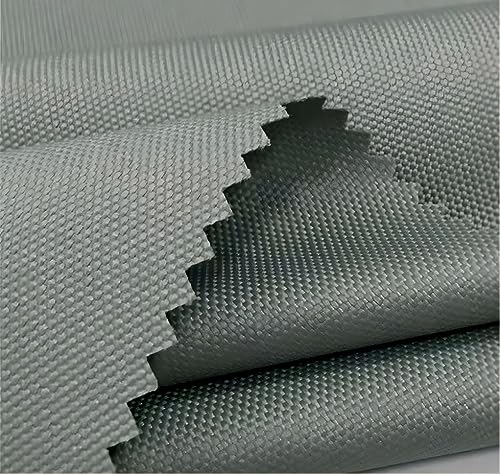 XINFULLWOL Tela Oxford impermeable de alta elasticidad 600D, cubierta interior y exterior, 600 g, gris, 100 x 150 cm