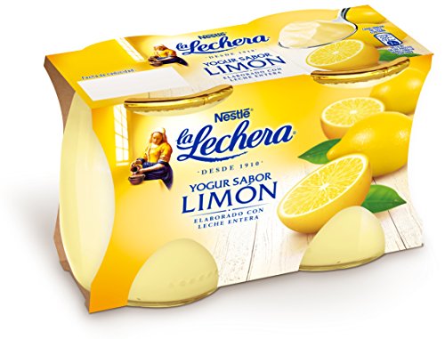 Nestle La Lechera Yogur Sabor Limón, 2 x 125g