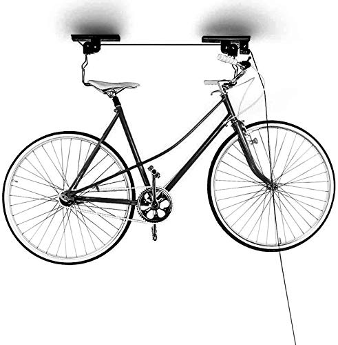Queta Soporte de techo para bicicleta, hasta 50 kg, el ayudante perfecto para cualquier bicicleta.