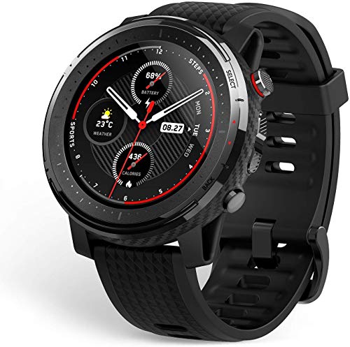 Amazfit Stratos 3 Smartwatch Reloj Inteligente 19 modos deporte Activitiy Tracker GPS controla musica-Negro