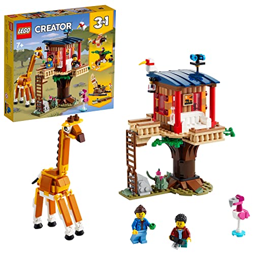 LEGO 31118 Creator 3en1 Casa Surfera en la Playa, Faro o Chalet con Piscina, Juguete de Construcción para Niños y Niñas de 8 Años o Más, Idea Regalo