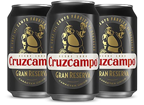 Cruzcampo Cerveza Gran Reserva - Pack de 24 latas x 330 ml - 7920 ml