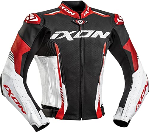 Ixon, chaqueta de moto Vortex 2 JKT black white red, L