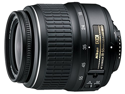 Nikon AF-S DX Zoom-Nikkor 18-55mm 1:3.5-5.6G ED II Lens Black (Certified Refurbished)
