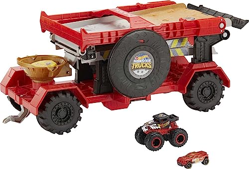 Hot Wheels Monster Trucks Carreras con Cuesta Abajo, Pistas de Coches de Juguetes (Mattel GFR15)