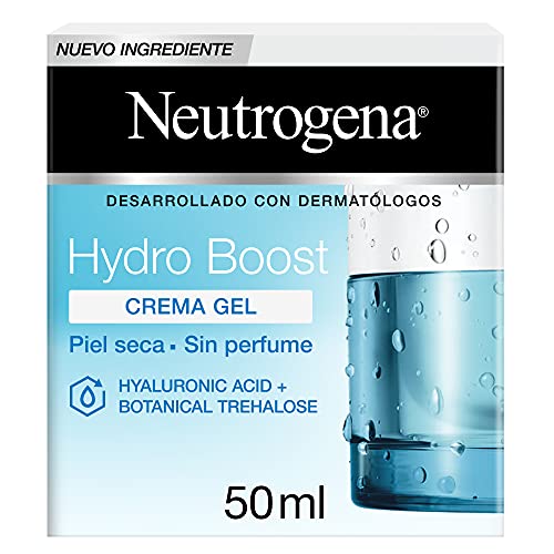 Neutrogena Hydro Boost Crema Gel Hidratante Facial con Ácido Hialurónico, 50 ml