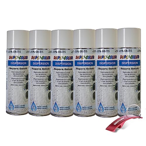 Bricolemar Spray Repara Gotelé 500ml (400ml + 25% gratis + llavero (6 botes)
