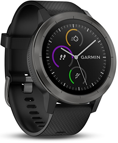 Garmin Vivoactive 3 Smartwatch con GPS y Pulso en la muñeca, Unisex Adulto, Negro (Gunmetal), M, L (Reacondicionado)
