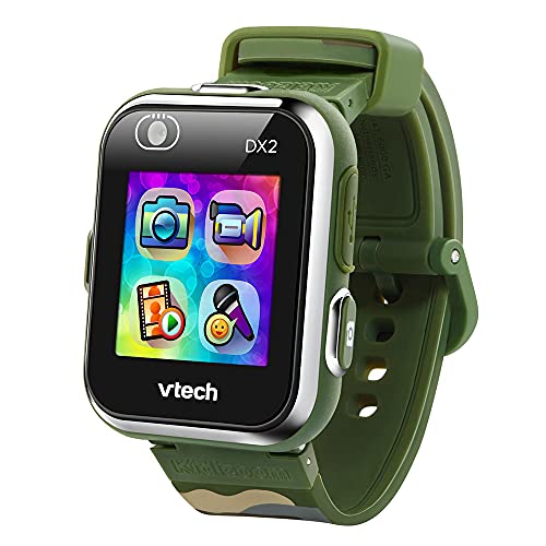 VTech 3480-193877 Kidizoom Smart Watch DX2 - Reloj inteligente para niños con doble cámara, color camou, Exclusivo en Amazon