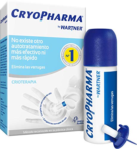 Cryopharma - Tratamiento Anti Verrugas, Criogenización de verrugas Comunes y Plantares, 50 ml spary