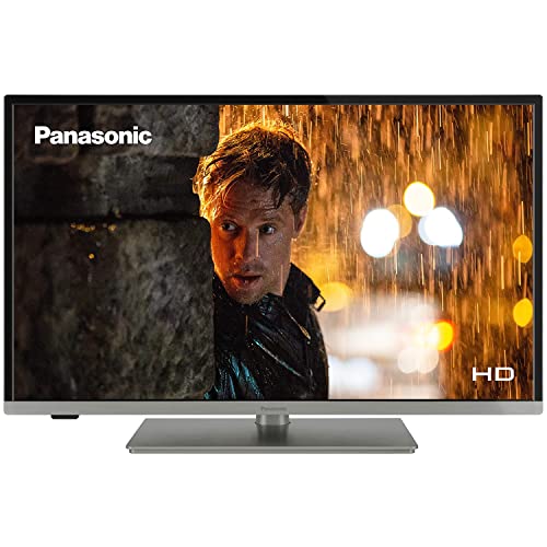 Panasonic TX-24JS350 Smart TV de 24' con resolución HD Compatible con Asistente de Voz (Alexa) (1366x768 Píxeles, Surround Sound, HDR10, Ethernet, USB, WiFi) - Plata