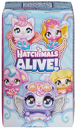 HATCHIMALS Alive, 1 Paquete Blind Box Surprise Mini Figures Toy en Huevo autoportante (Style May Vary), Juguetes niños de Edades 3 y Arriba, Multicolor (Spin Master 6067430)