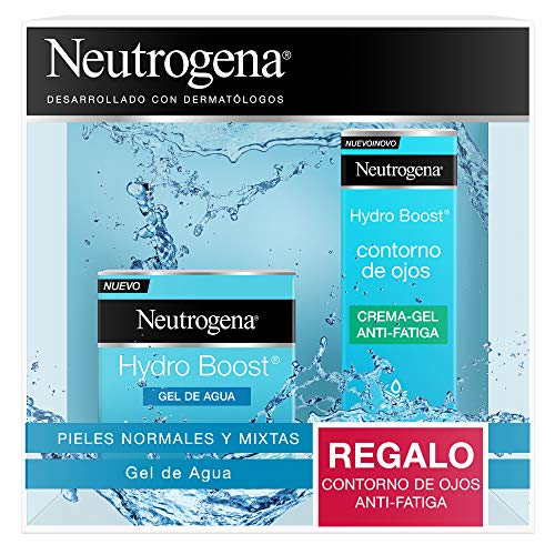 Neutrogena Hydro Boost Hidratante Facial Pack, Gel de Agua y Contorno de Ojos, 15 Ml