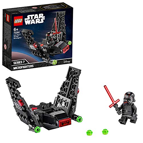 LEGO Star Wars - Microfighter: Lanzadera de Kylo Ren, Set de Construcción de Nave con Alas Plegables, Juguete de La Guerra de las Galaxias Episodio 9: El Ascenso de Skywalker (75264)
