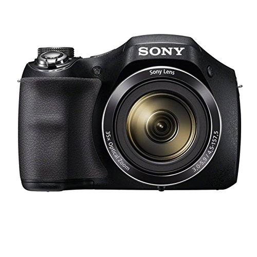Sony DSC-H300 - Cámara compacta de 20.1 MP (pantalla de 3', zoom óptico 35x, estabilizador de imagen electrónico, vídeo HD 720p), negro