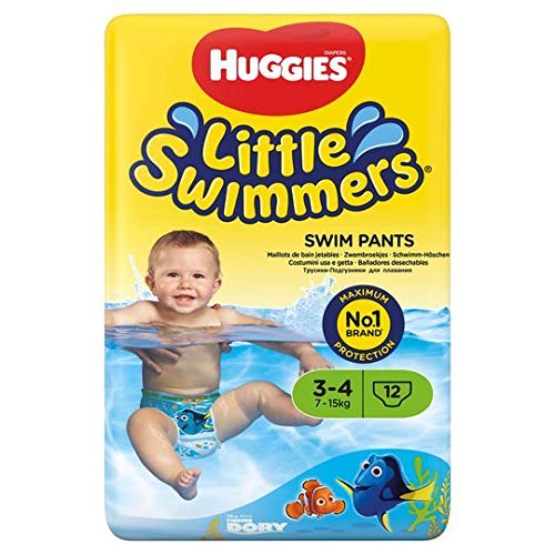 Huggies Little Swimmers Tamaño 3-4 7-15kg 12 por paquete