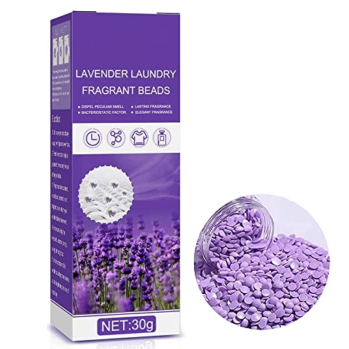 Laundry Scent Booster Beads,for Washer,Provides Long-Lasting Lavender for Home Bathroom Fresh, Clean,Laundry Freshener Beads in Lavender Scent . (1)