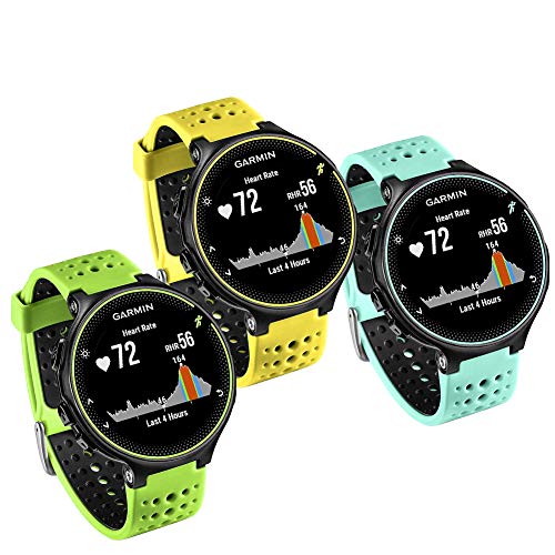 FunBand - Pulsera para Garmin Forerunner 235, correa de silicona para Garmin Forerunner 235, 220, 230, 620, 630, 735XT/Approach S20, S5 y S6 Smartwatch
