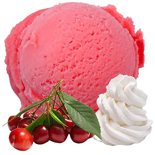 Crema Amarena sabor cereza helado vegano sin azúcar 1: 3 Helado suave para su máquina para hacer helados